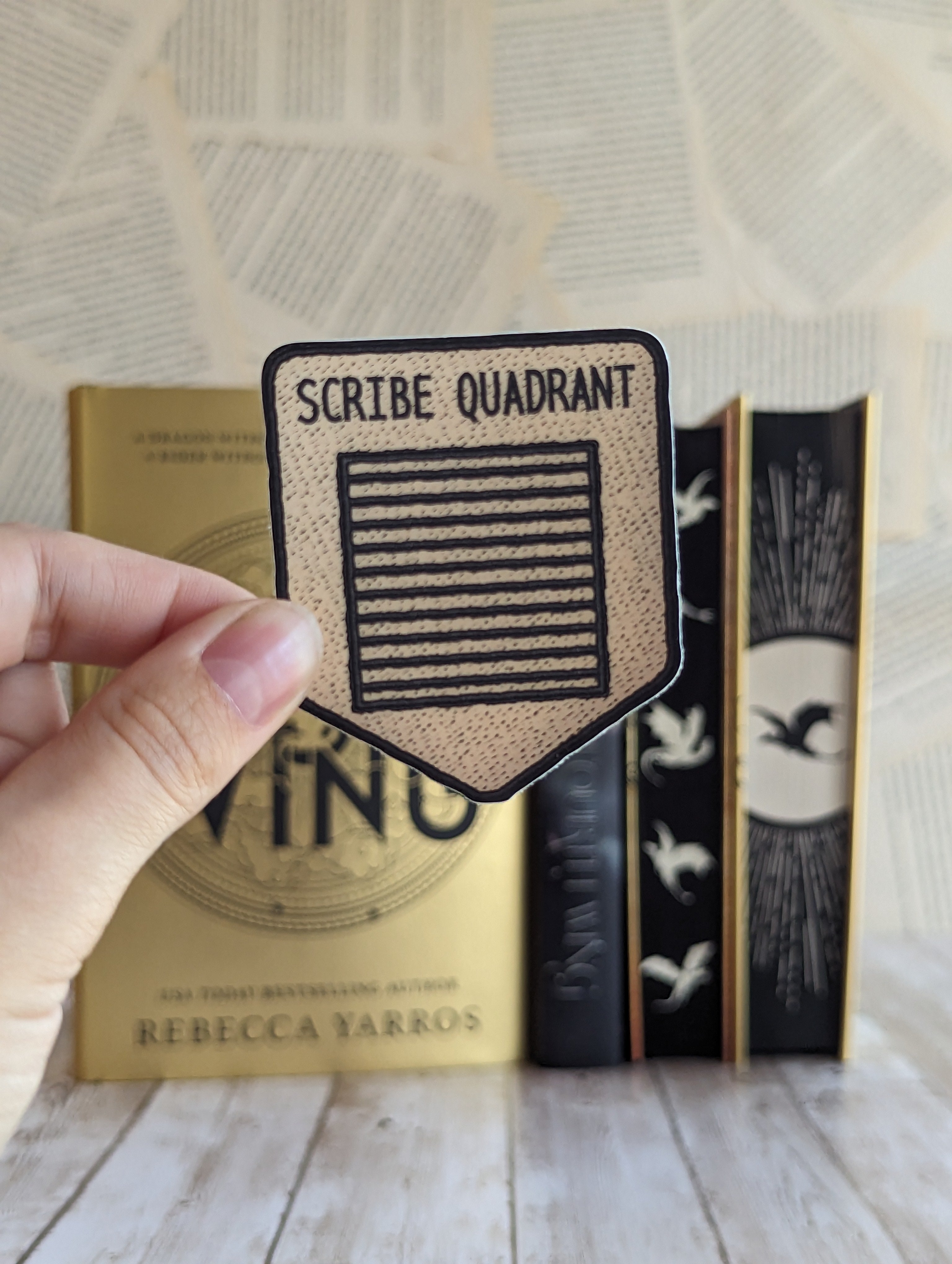 Scribe Quadrant Patch Sticker – Between The Covers