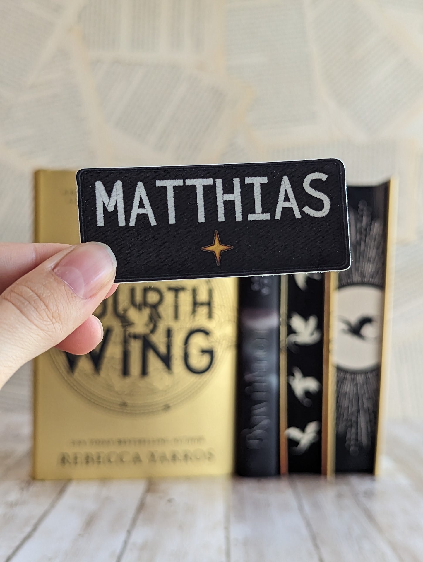 Matthias Name Patch Sticker