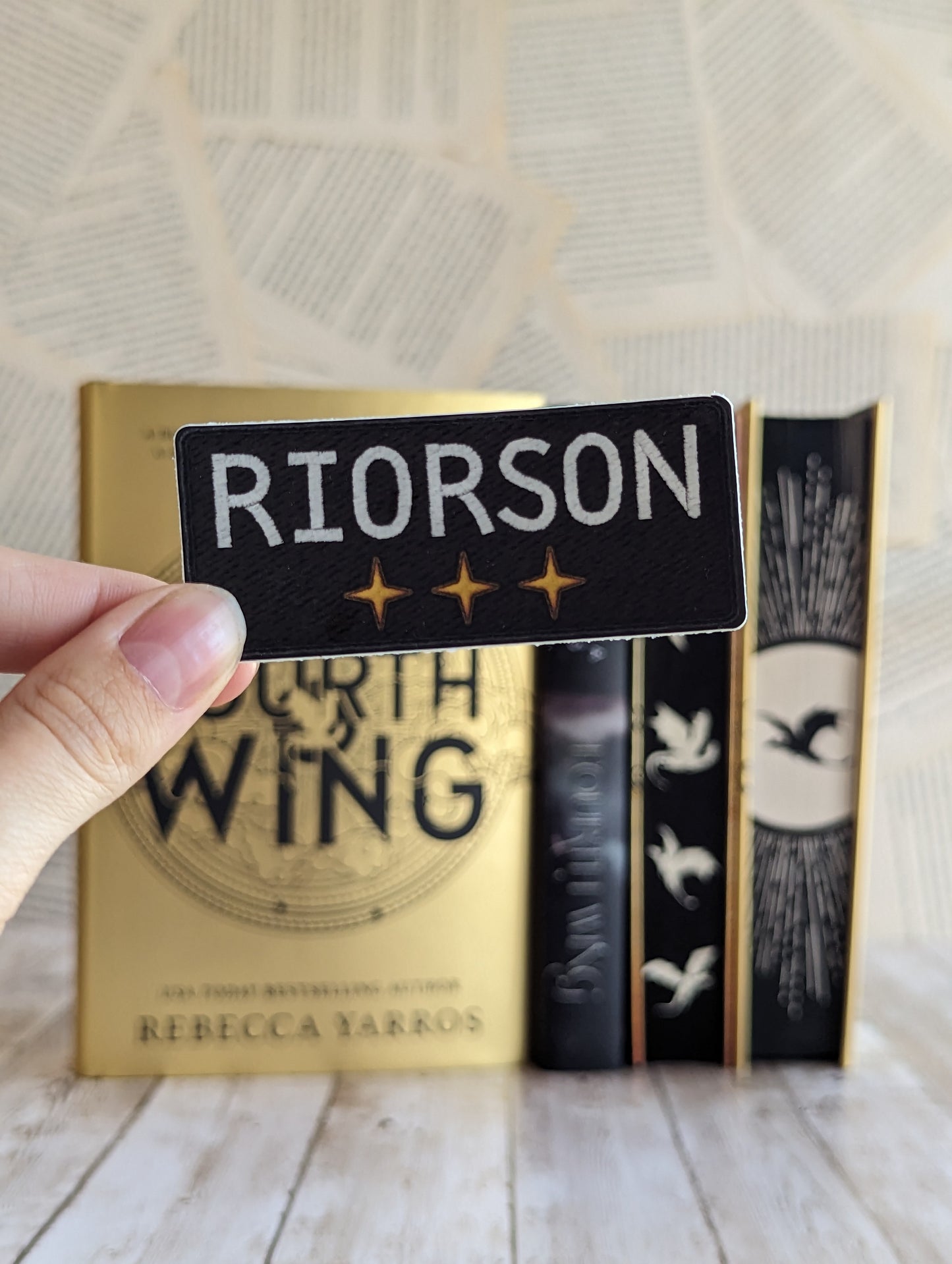 Riorson Name Patch Sticker