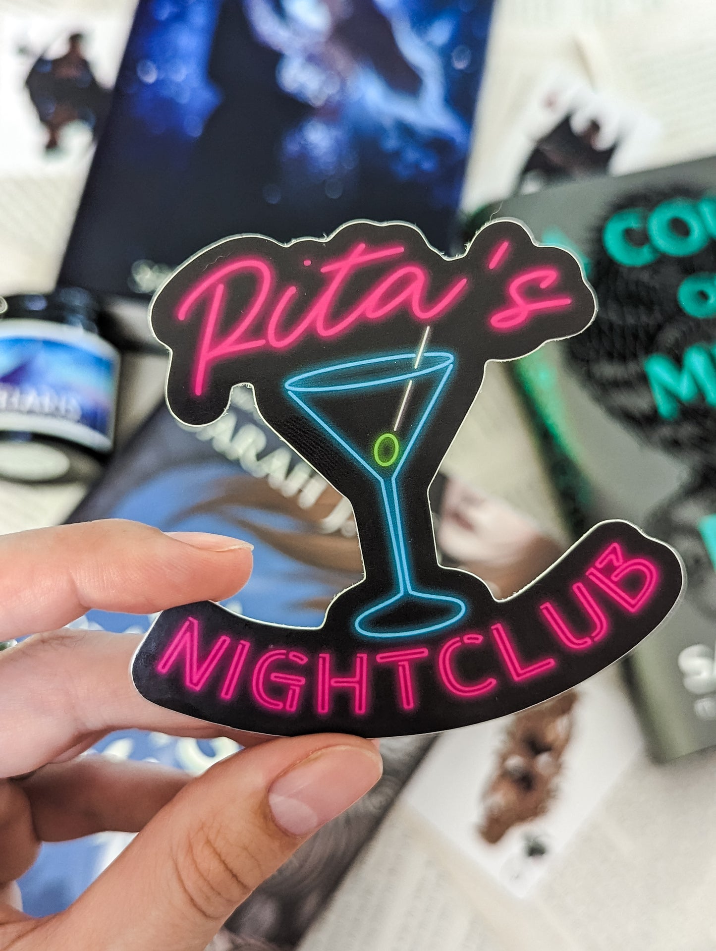 Rita's Neon Sign Sticker