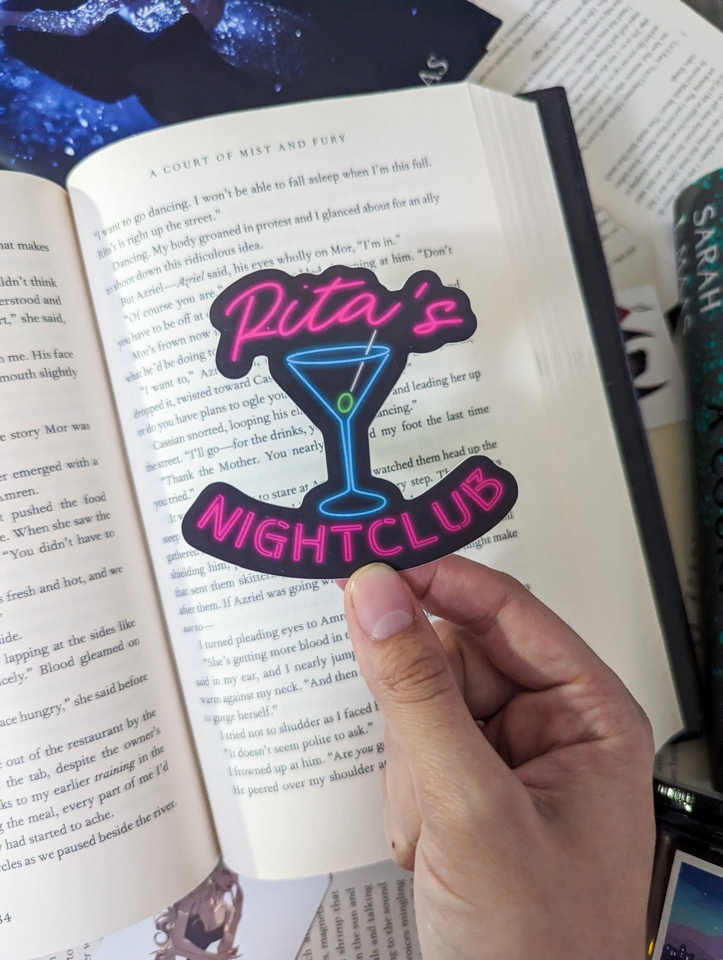 Rita's Neon Sign Sticker