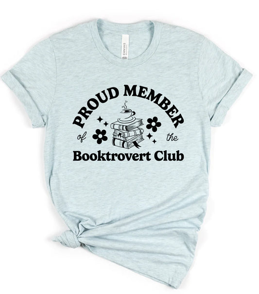 Booktrovert Club Member T-shirt