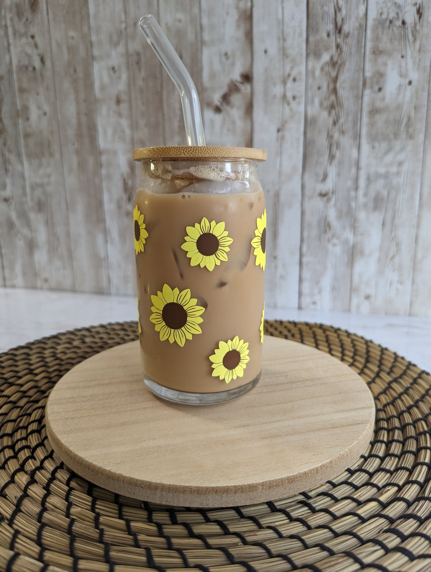 Sunflower Glass Tumbler